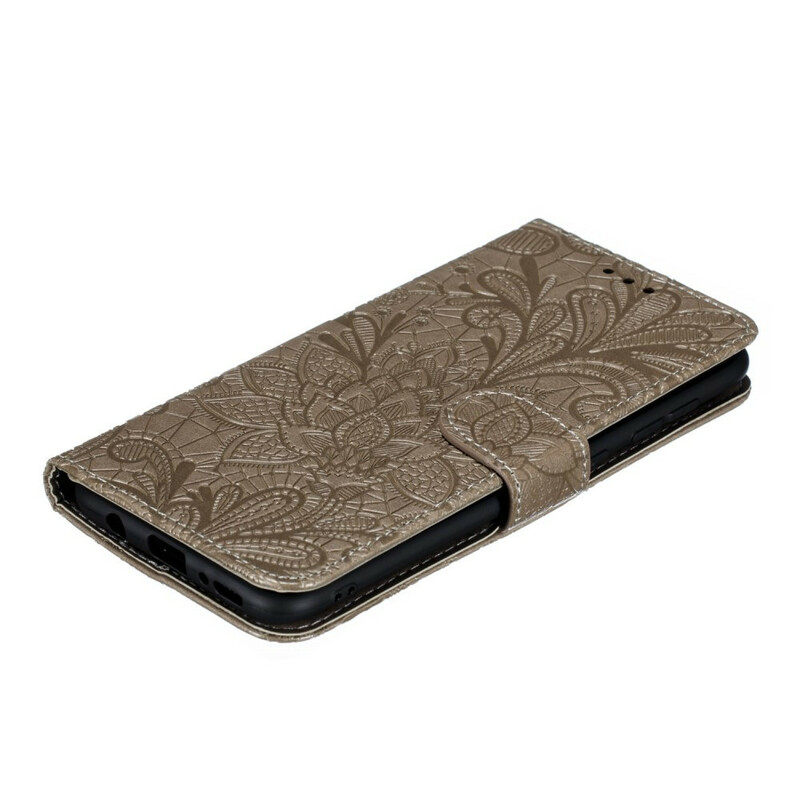 Housse Samsung Galaxy A30 Fleurs Tribales à Lanière Housse Samsung Galaxy A30 Fleurs Tribales à Lanière
