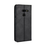 Flip Cover LG G8 ThinQ Effet Cuir Vintage Stylisé