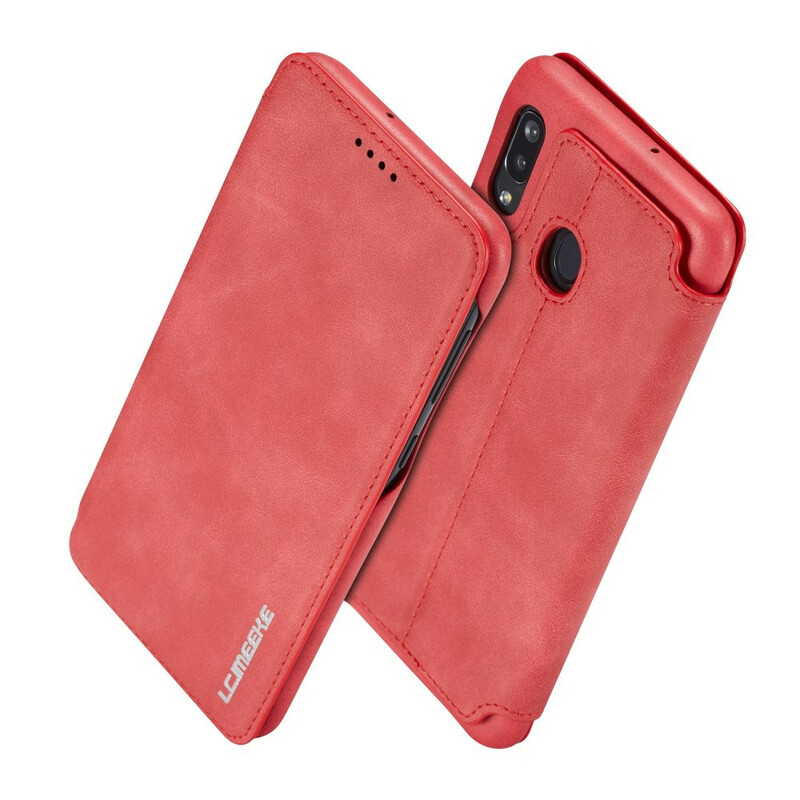 Flip Cover Samsung Galaxy A30 LC.IMEEKE Effet Cuir