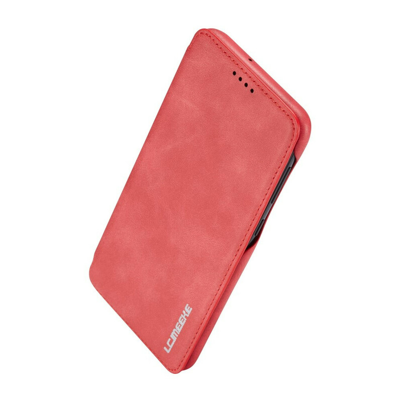 Flip Cover Samsung Galaxy A30 LC.IMEEKE Effet Cuir