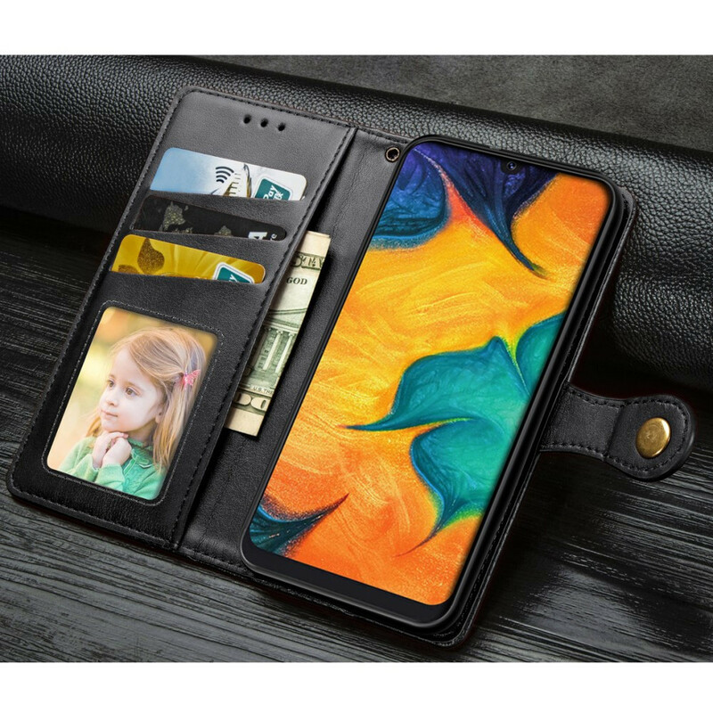 Housse Samsung Galaxy A30 Style Cuir Business Housse Samsung Galaxy A30 Style Cuir Business