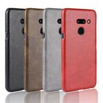 Coque LG G8 ThinQ Effet Cuir Litchi