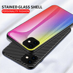 Coque iPhone 11 Pro Max Verre Trempé Fibre Carbone