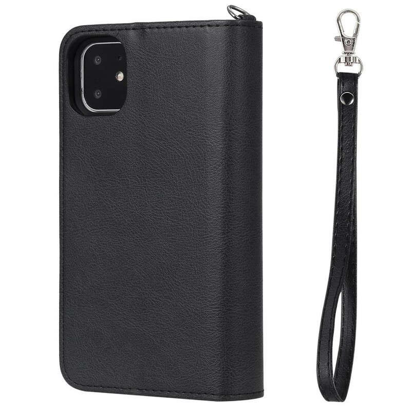 Housse iPhone 11 Coque Détachable Portefeuille Housse iPhone 11 Coque Détachable Portefeuille