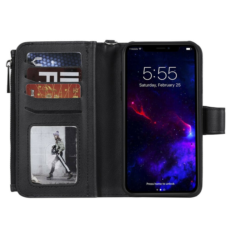 Housse iPhone 11 Coque Détachable Portefeuille Housse iPhone 11 Coque Détachable Portefeuille