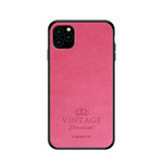 Coque iPhone 11 Pro Effet Cuir Vintage PINWUYO