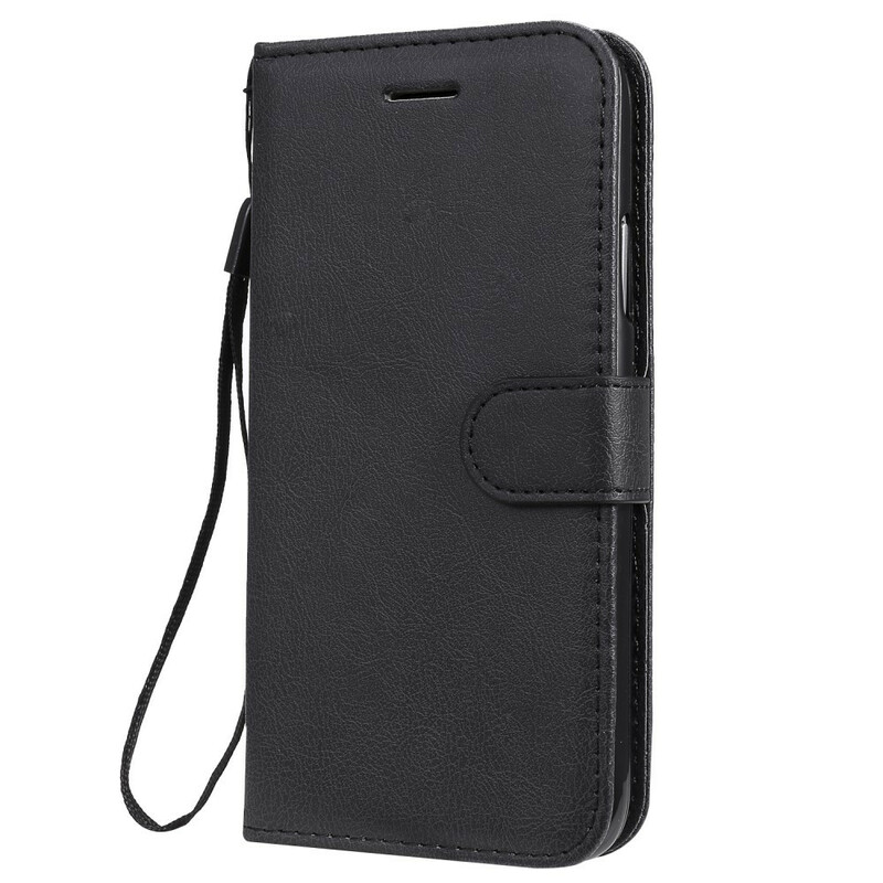 Housse iPhone 11 Effet Cuir à Lanière Housse iPhone 11 Effet Cuir à Lanière