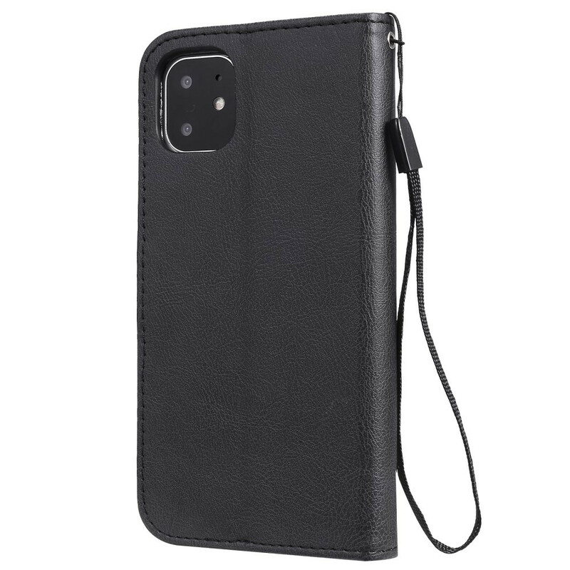 Housse iPhone 11 Effet Cuir à Lanière Housse iPhone 11 Effet Cuir à Lanière