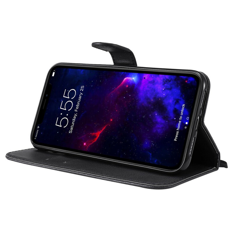 Housse iPhone 11 Effet Cuir à Lanière Housse iPhone 11 Effet Cuir à Lanière