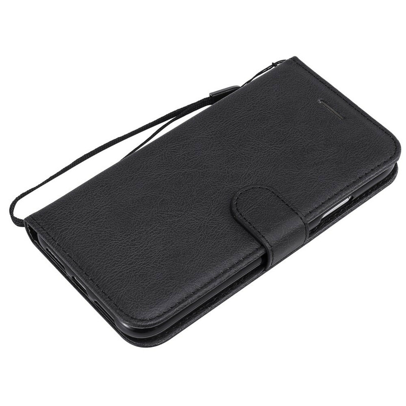 Housse iPhone 11 Effet Cuir à Lanière Housse iPhone 11 Effet Cuir à Lanière