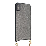 Coque iPhone XS Max Paillettes avec Chaîne Coque iPhone XS Max Paillettes avec Chaîne