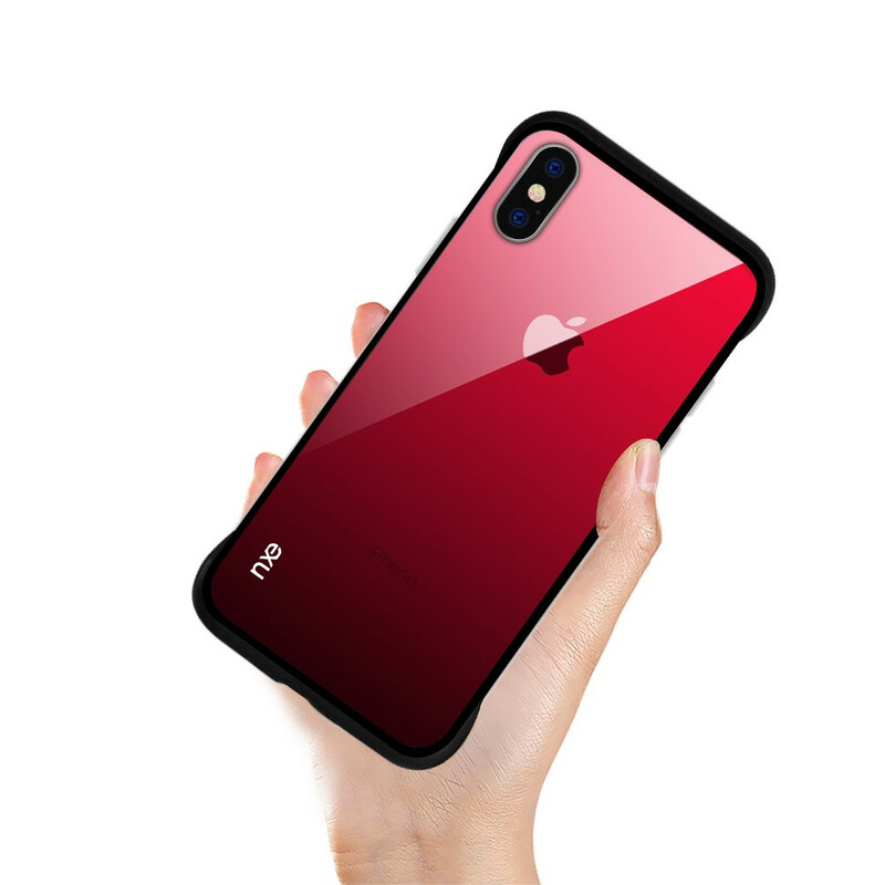 Coque iPhone XS Max NXE Verre Trempé Colors Coque iPhone XS Max NXE Verre Trempé Colors