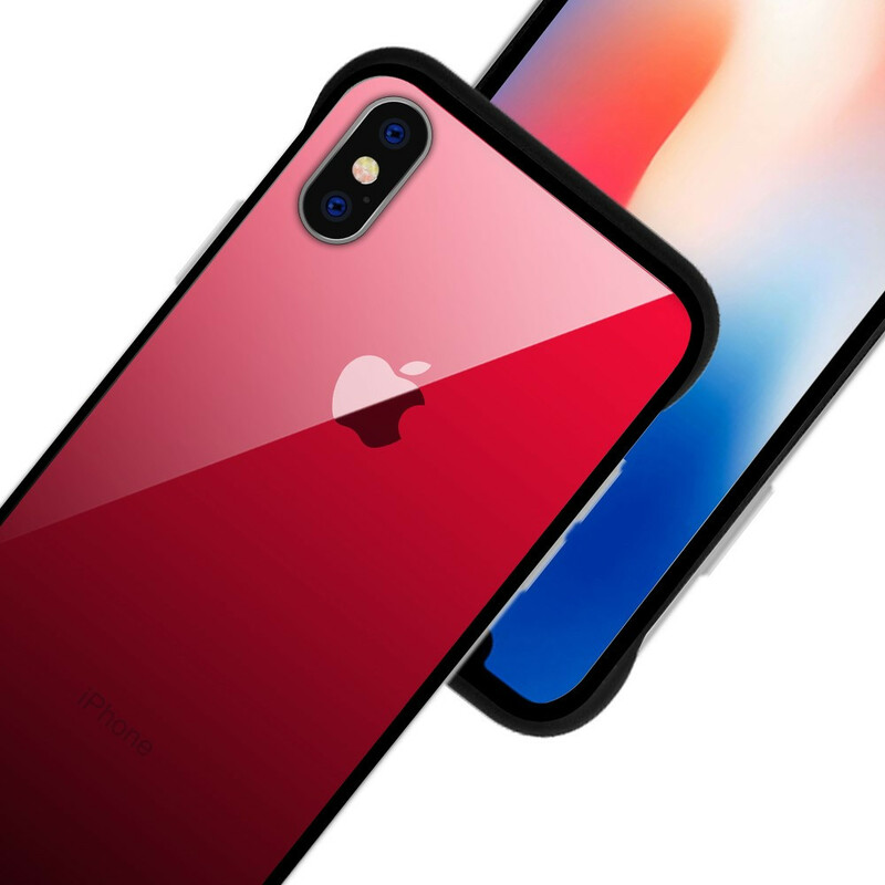 Coque iPhone XS Max NXE Verre Trempé Colors Coque iPhone XS Max NXE Verre Trempé Colors