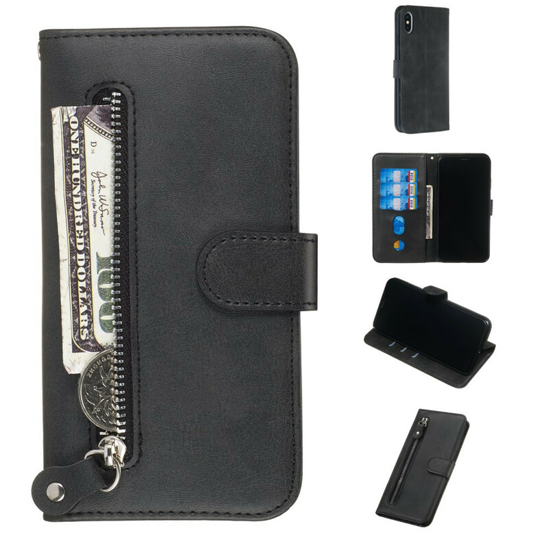 Housse iPhone XS Max Vintage Porte-monnaie Housse iPhone XS Max Vintage Porte-monnaie
