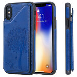 Coque iPhone X Porte-Cartes Support Impression Chat Coque iPhone X Porte-Cartes Support Impression Chat