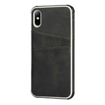 Coque iPhone X Monochrome Double Porte-Cartes Coque iPhone X Monochrome Double Porte-Cartes