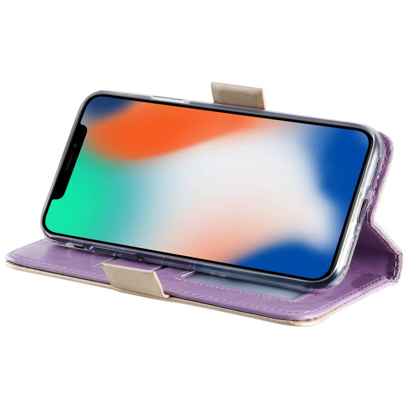 Housse iPhone X Dentelle Porte-Monnaie à Lanière Housse iPhone X Dentelle Porte-Monnaie à Lanière