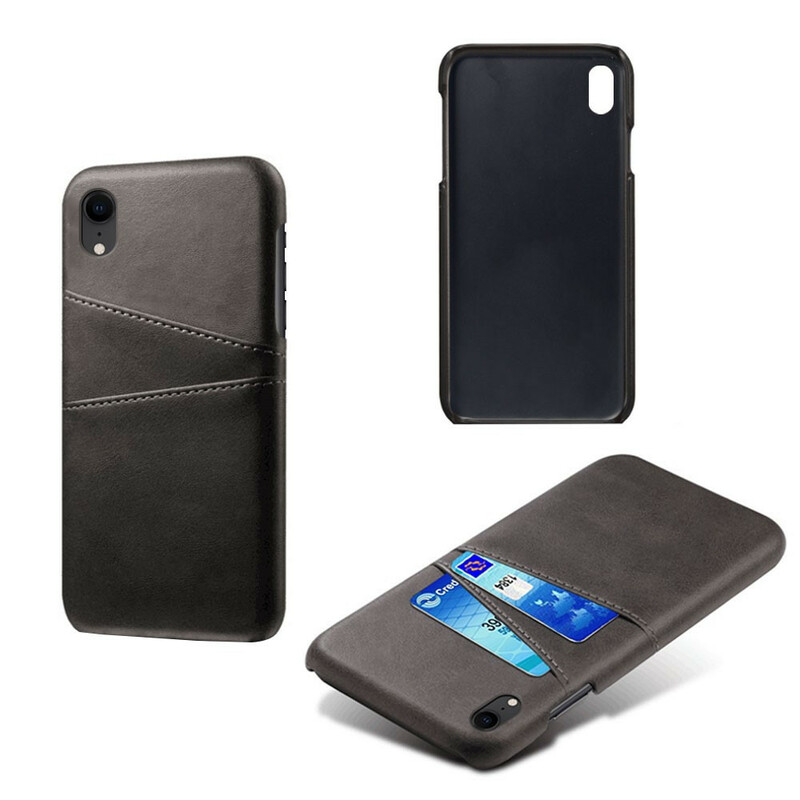 Coque iPhone XR Porte Cartes effet cuir Coque iPhone XR Porte Cartes effet cuir
