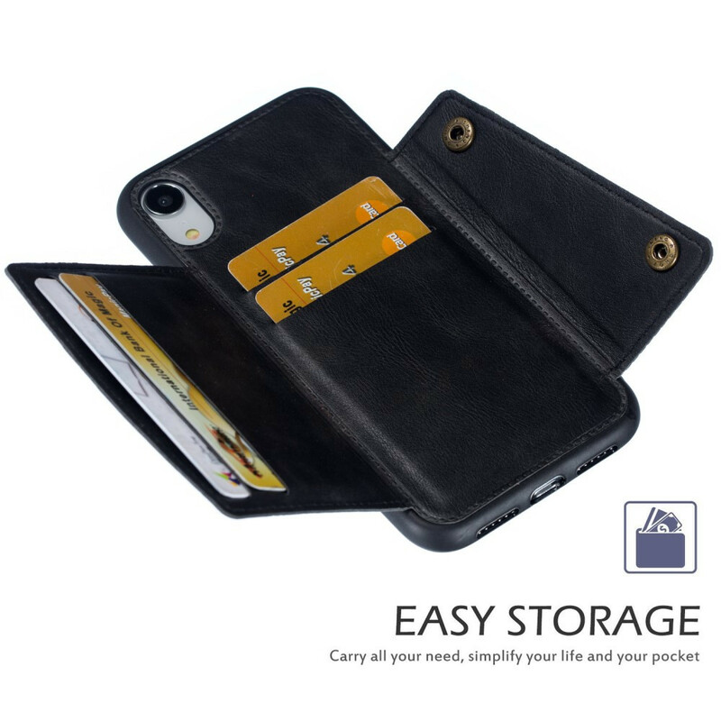 Coque iPhone XR Portefeuille à Snap Coque iPhone XR Portefeuille à Snap