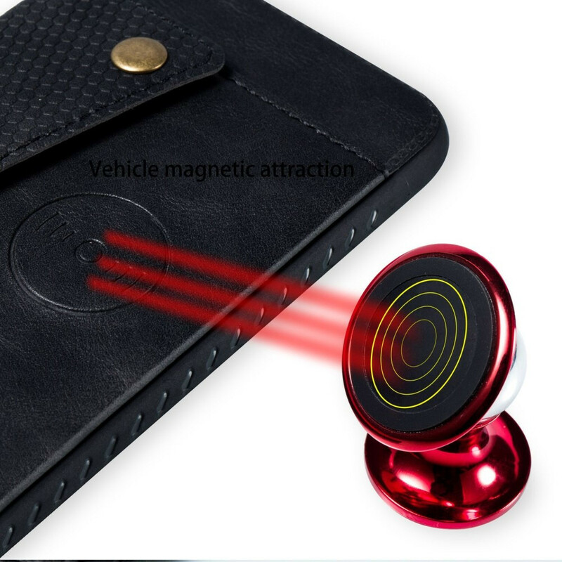 Coque iPhone XR Portefeuille à Snap