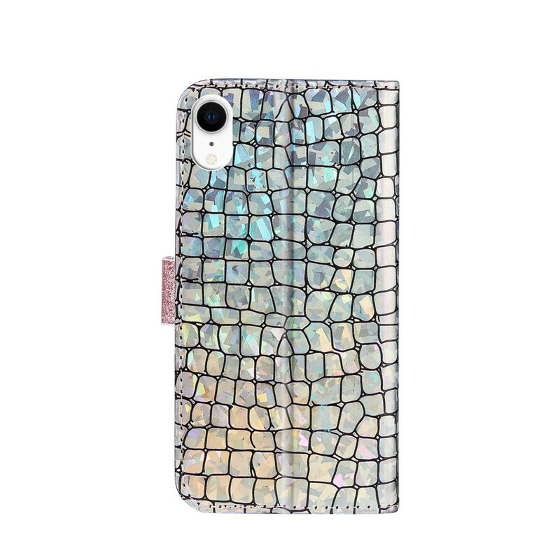 Housse iPhone XR Croco Diamants Housse iPhone XR Croco Diamants