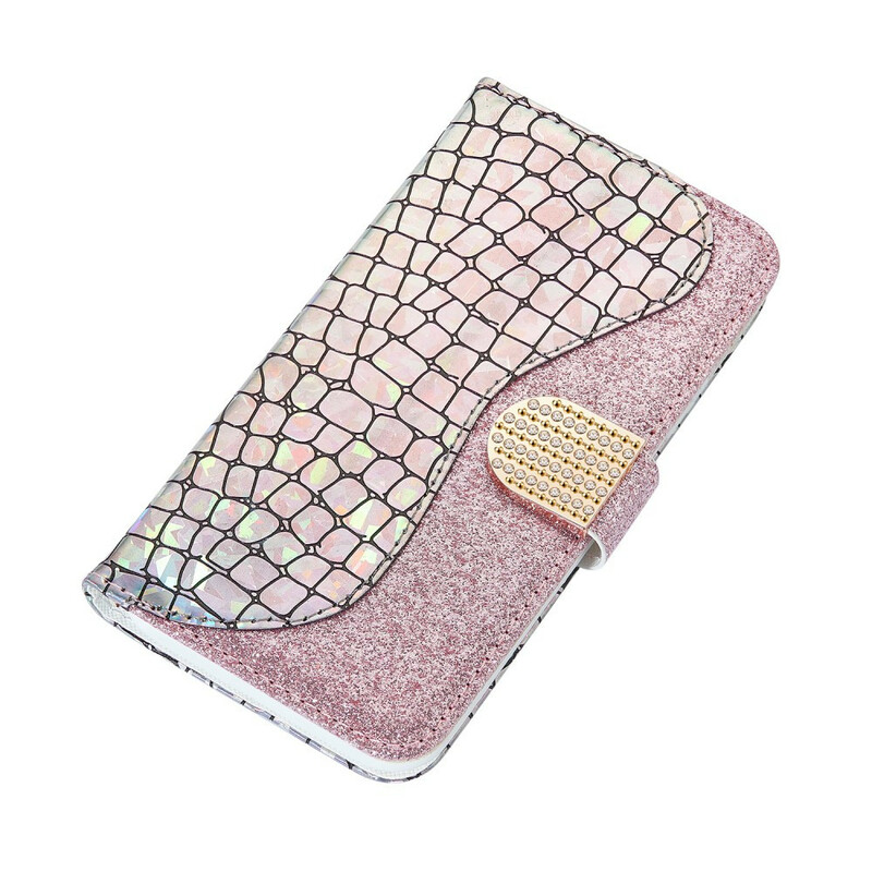 Housse iPhone XR Croco Diamants Housse iPhone XR Croco Diamants