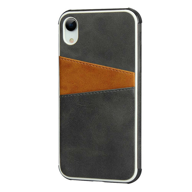 Coque iPhone XR Bicolore Double Porte-Cartes Coque iPhone XR Bicolore Double Porte-Cartes