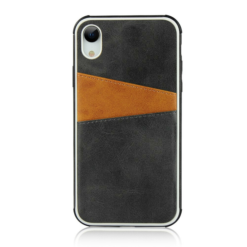 Coque iPhone XR Bicolore Double Porte-Cartes Coque iPhone XR Bicolore Double Porte-Cartes