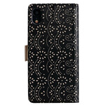 Housse iPhone XR Dentelle Porte-Monnaie à Lanière Housse iPhone XR Dentelle Porte-Monnaie à Lanière