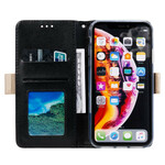 Housse iPhone XR Dentelle Porte-Monnaie à Lanière Housse iPhone XR Dentelle Porte-Monnaie à Lanière