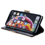 Housse iPhone XR Dentelle Porte-Monnaie à Lanière Housse iPhone XR Dentelle Porte-Monnaie à Lanière