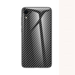 Coque iPhone XR Verre Trempé Fibre Carbone Coque iPhone XR Verre Trempé Fibre Carbone