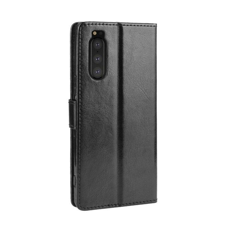 Housse Sony Xperia 5 Simili Cuir Flashy Housse Sony Xperia 5 Simili Cuir Flashy