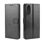 Housse Sony Xperia 5 Simili Cuir Flashy Housse Sony Xperia 5 Simili Cuir Flashy