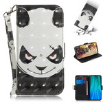 Housse Xiaomi Redmi Note 8 Pro Angry Panda à Lanière