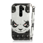 Housse Xiaomi Redmi Note 8 Pro Angry Panda à Lanière