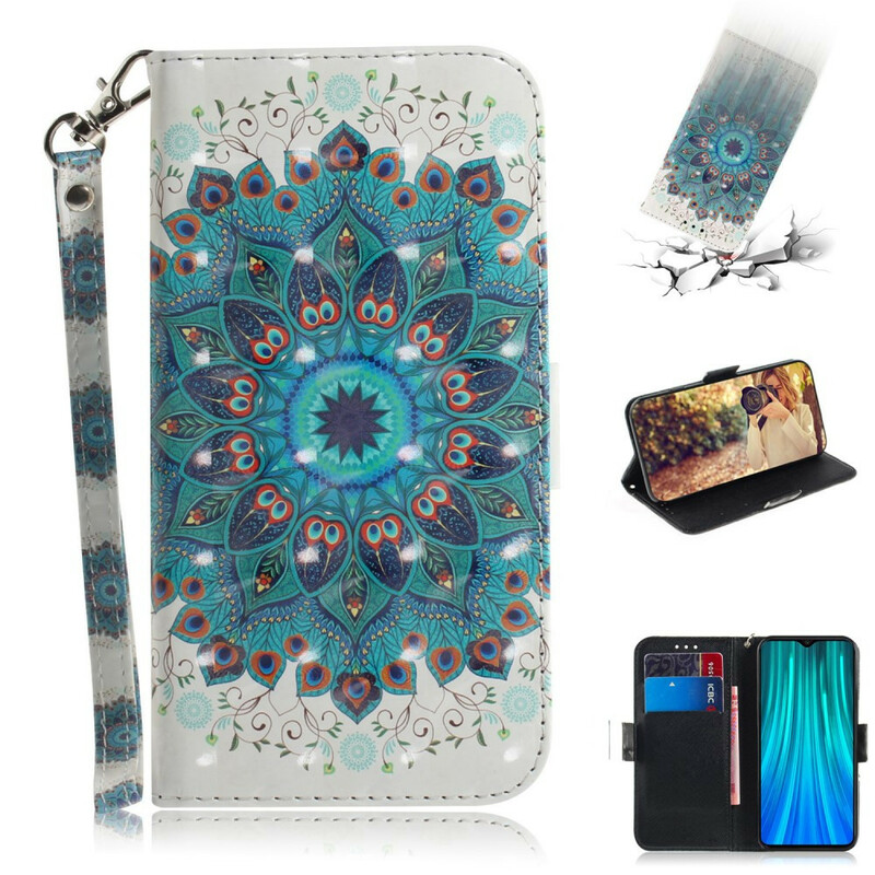 Housse Xiaomi Redmi Note 8 Pro Magistral Mandala à Lanière Housse Xiaomi Redmi Note 8 Pro Magistral Mandala à Lanière