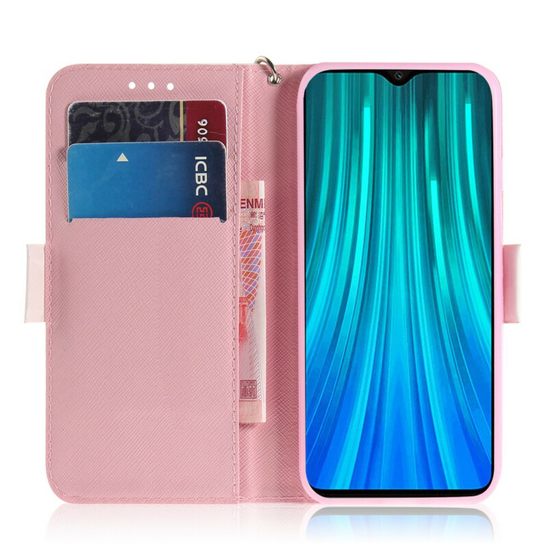 Housse Xiaomi Redmi Note 8 Pro Hamsters à Lanière