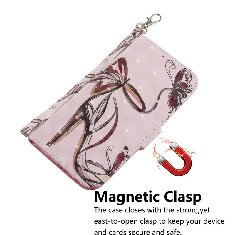 Housse Xiaomi Redmi Note 8 Pro Escarpin à Lanière Housse Xiaomi Redmi Note 8 Pro Escarpin à Lanière