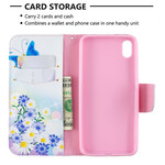 Housse Xiaomi Redmi 7A Papillons et Fleurs Peints Housse Xiaomi Redmi 7A Papillons et Fleurs Peints
