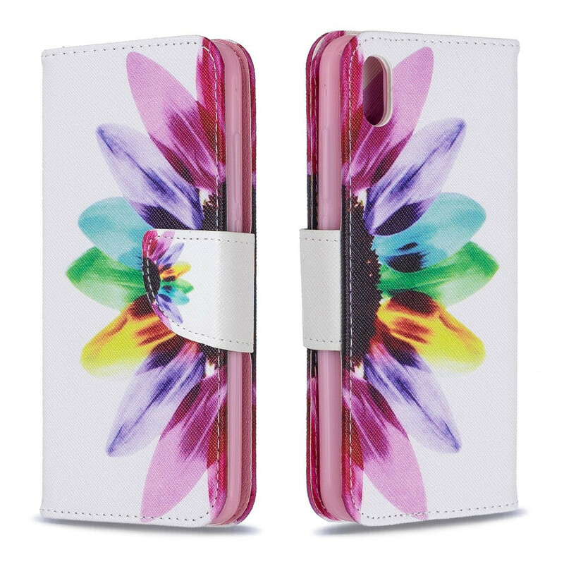 Housse Xiaomi Redmi 7A Fleur Aquarelle Housse Xiaomi Redmi 7A Fleur Aquarelle