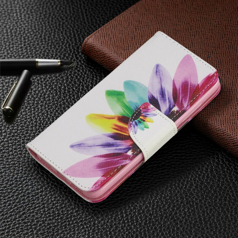 Housse Xiaomi Redmi 7A Fleur Aquarelle