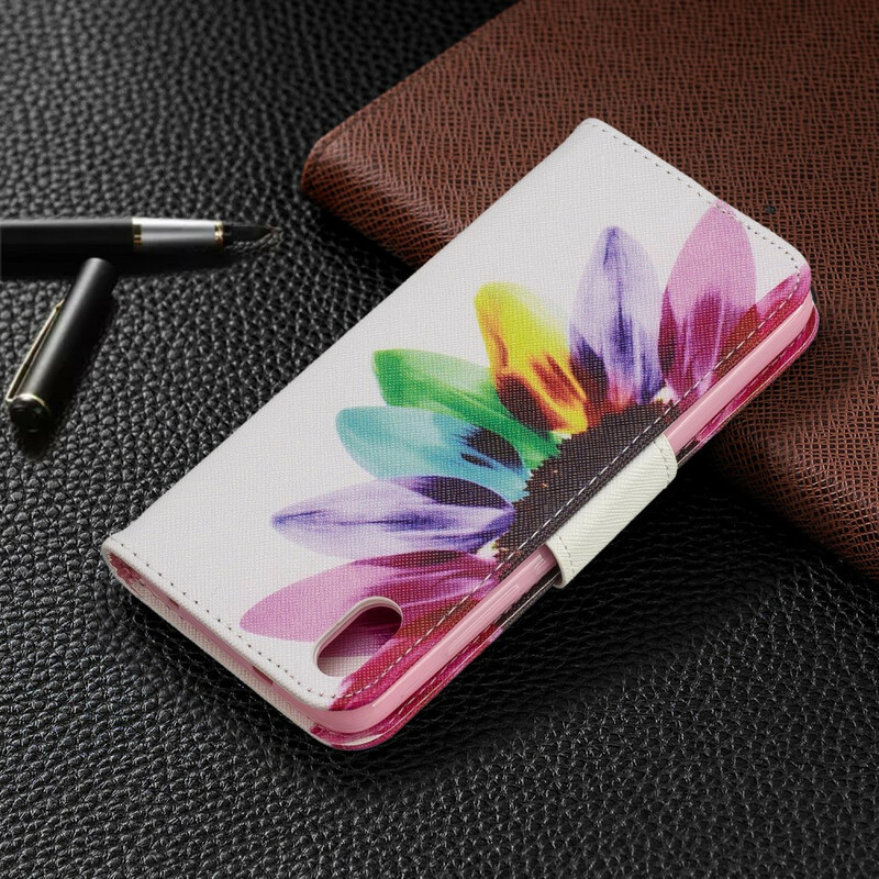 Housse Xiaomi Redmi 7A Fleur Aquarelle Housse Xiaomi Redmi 7A Fleur Aquarelle