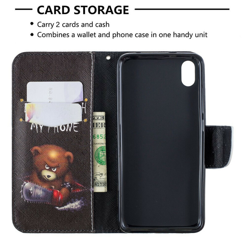 Housse Xiaomi Redmi 7A Ours Dangereux Housse Xiaomi Redmi 7A Ours Dangereux