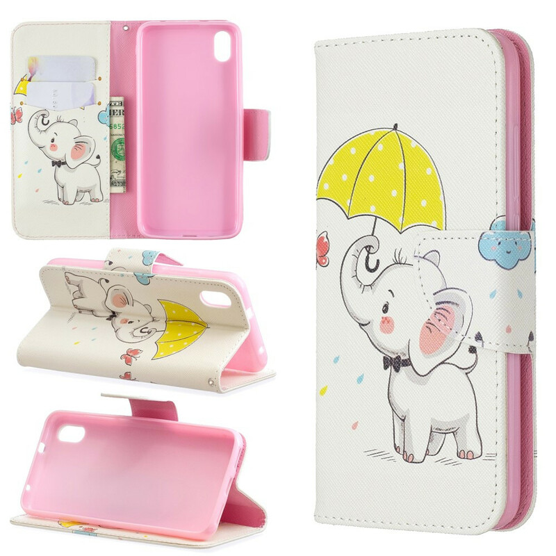 Housse Xiaomi Redmi 7A Bébé Éléphant Housse Xiaomi Redmi 7A Bébé Éléphant