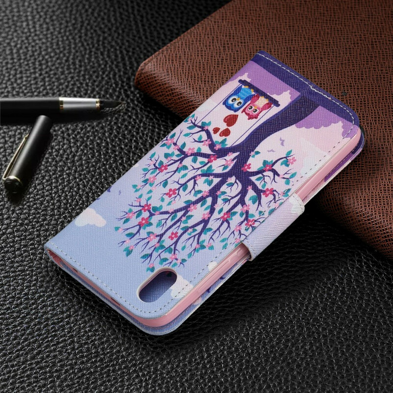 Housse Xiaomi Redmi 7A Hiboux Sur La Balancoire