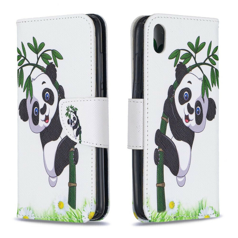 Housse Xiaomi Redmi 7A Panda sur le Bambou