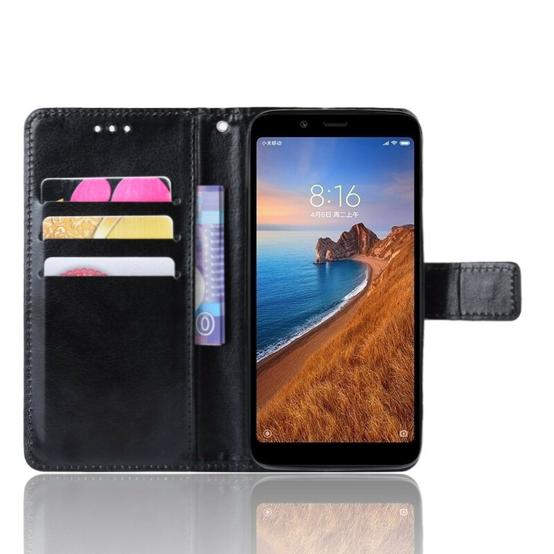Housse Xiaomi Redmi 7A Simili Cuir Flashy Housse Xiaomi Redmi 7A Simili Cuir Flashy