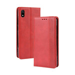 Flip Cover Xiaomi Redmi 7A Effet Cuir Vintage Stylisé Flip Cover Xiaomi Redmi 7A Effet Cuir Vintage Stylisé