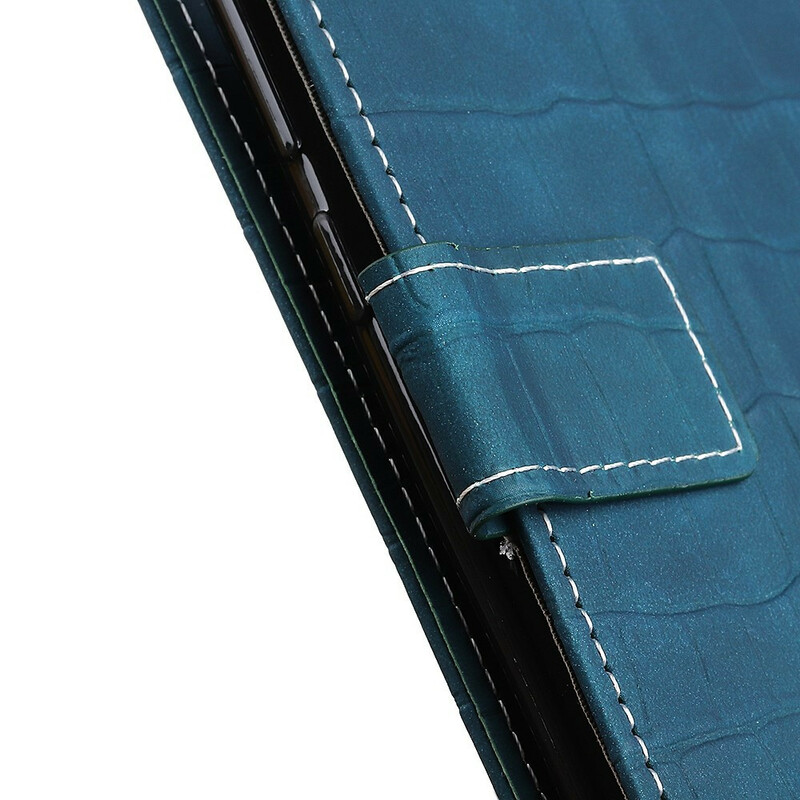 Housse Xiaomi Redmi Note 8 Pro Style Peau de Crocodile Vintage